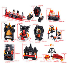 MOC Halloween Medieval Vampire Throne