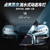3719pcs GULY Bugatti Tourbillon Electroplated Sports Car 1:8