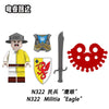 N322-325 Medieval War Castle Militia Minifigures