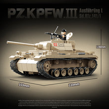 959 pcs QUANGUAN 100247 Panzer III Type L