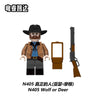 N403-408 American Western Cowboy Minifigures