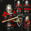 ST3631-3636 Medieval series white horse robe knight Minifigures