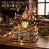 1934PCS HUIYOYOYI Steampunk Gear Clock Tower