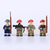 MT32-35 World War II British military camouflage airborne soldier Minifigures