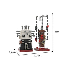 235pcs MOC-44639 Hellraiser Pinhead Brickheadz 2 for 1