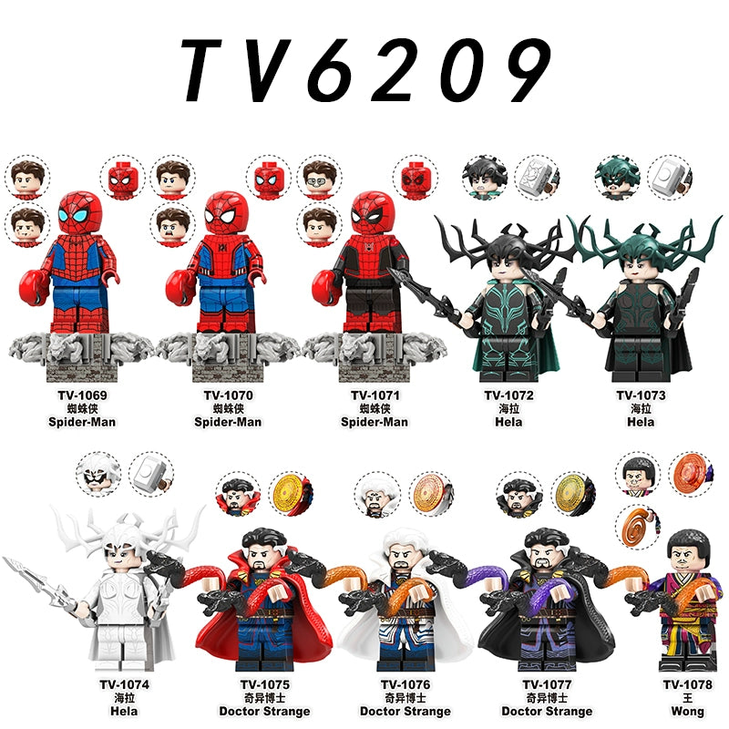 TV6209 Spider-Man Doctor Strange Hella Minifigures – Joy Bricks