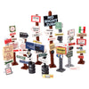 World War II Military War Soviet German Soldiers Minifigures Road Signs Map