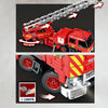 3266pcs Reobrix 22005 Mechanical Fire Engine with power pack