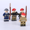 MT32-35 World War II British military camouflage airborne soldier Minifigures