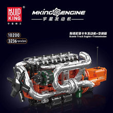 3236 pcs MouldKing 10200 Scania Truck Engine Transmission