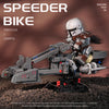 1334pcs JD147 Mandalorian-Inspired Speeder Bike Building Block Set