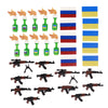 Military Minifigures Soldiers Weapons Accessories Russian Flag Bottle