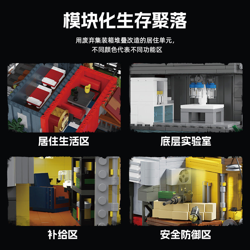 2859pcs Xbert 66202 Post Apocalyptic Survivors Base – Joy Bricks