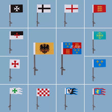 Medieval Roman military knight's banner