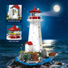 1555pcs DK Peggy's Cove Lighthouse (with Motor, Battery Box & 360° Rotating Light)