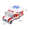 World War II German and American military modern city minifigure ambulance medical vehicle lightning truck