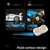 4501PCS XZ Lafa FXXK EVO white UV paint modified building block assembly sports car 1:8