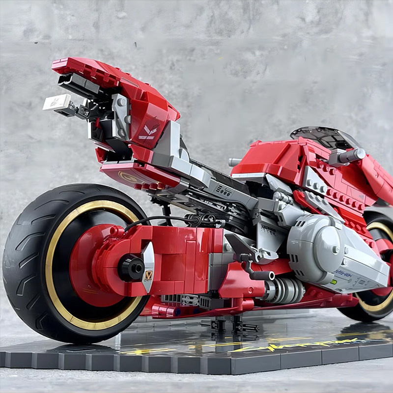 1082PCS MOC-133770 cyberpunk 2077 bike (ex:ride YAIBA KUSANAGI