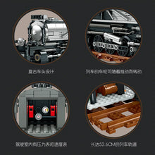 1277pcs JIESTAR Steam Train