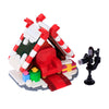 City Winter Snow House Toy Airplane Food Candy