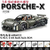 4056 pcs GULY 10626 Porsche Mission X 1:8