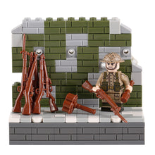 MOC World War II military building blocks weapons German soldiers Soviet US Army 10PCS