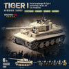 1361 pcs QUANGUAN 100233 Tiger I heavy tank