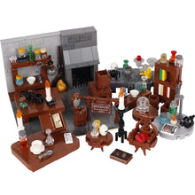 medieval magic academy scene witch alchemist