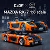 3182 pcs CaDA C61502 Han's Mazda RX-7 VeilSide Fortune 1:8 With remote control