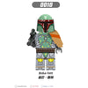 G0102 TV Movie Series Rey Bobby Fett The Mandalorian Minifigures