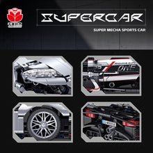 1342 pcs QM00056 ONE Concept Super Car