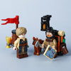 Medieval peasant soldier weapons wanderer baggage beverage dispenser