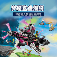 1413 pcs Nightmare Shark Submarine