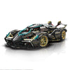 2472 pcs MOYU BLOCK MY88001C Lamborghini Lambo V12 Vision 1:8