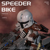 1334pcs JD147 Mandalorian-Inspired Speeder Bike Building Block Set