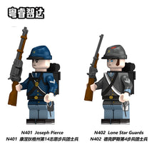 N401-402 American Civil War soldiers Minifigures