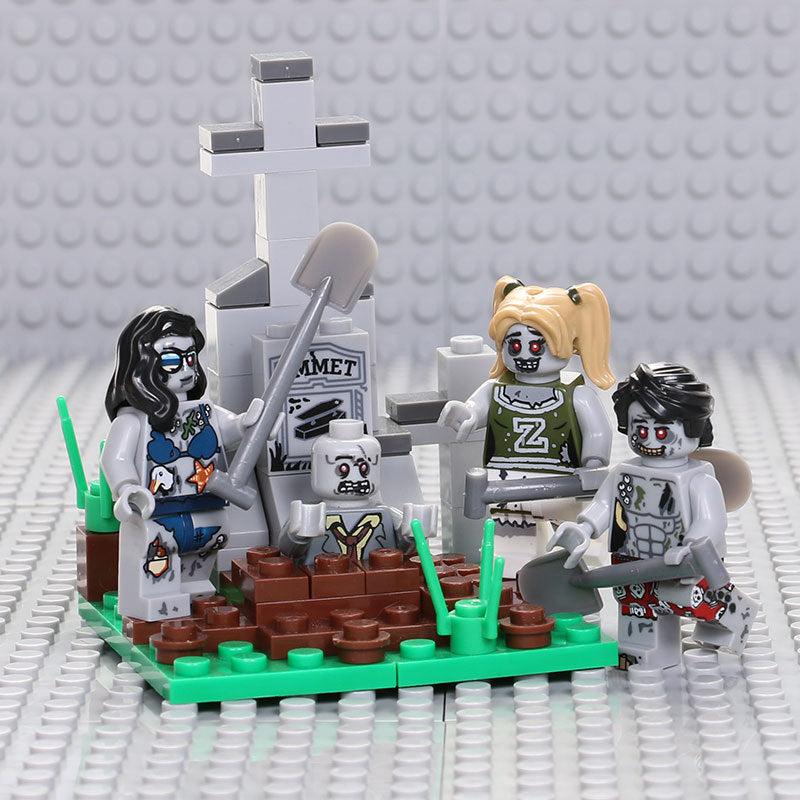 ZY323 Halloween Cemetery Zombie Minifigures – Joy Bricks
