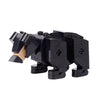 Wild boar black bear minifigures puzzle building blocks