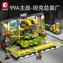 950 pcs SEMBO 203189 TZ-99A Main Battle Tank Assembly Plant