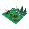 MOC City Camping Picnic Sausage BBQ Grill Tent