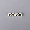 City Street Scene BMW Mercedes Benz Car Logo 4pcs