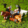 MOC Medieval Castle Transport Ox-Horse Wagons