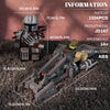 1334pcs JD147 Mandalorian-Inspired Speeder Bike Building Block Set