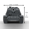 2856 pcs MOC-62740 WW2 Tank - Panzerjäger Tiger (P) - "Elefant"