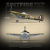 682 pcs QUANGUAN 100279 British Spitfire F.MK.la