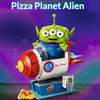714pcs Alien with Pizza Planet Rocket Ride