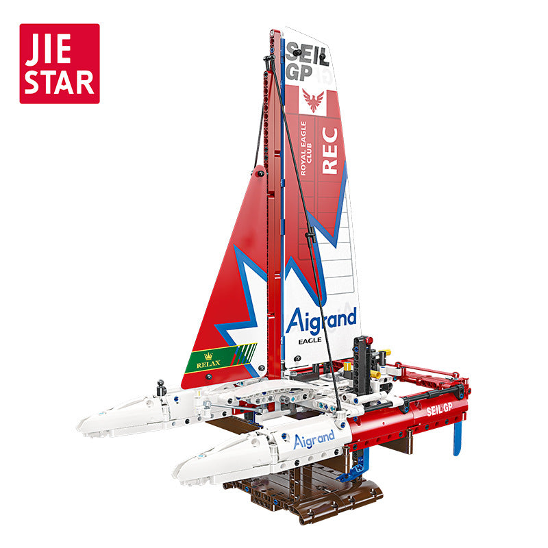733PCS JIESTAR 58124 F50 hydrofoil catamaran sailboat – Joy
