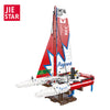 733PCS JIESTAR 58124 F50 hydrofoil catamaran sailboat