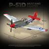 580 pcs QUANGUAN 100278 P-51D Mustang Fighter