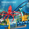 1080pcs JIESTAR Ocean Base Roller Coaster (Motorized Version) (Motor Included)